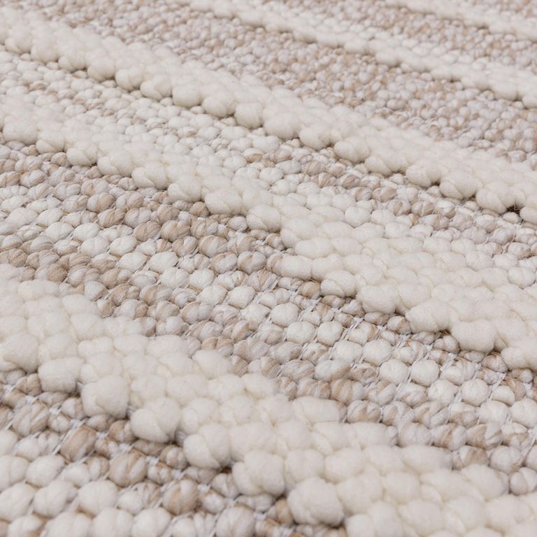 Boho Camber Stripe Rug - Sand - Sizes Available