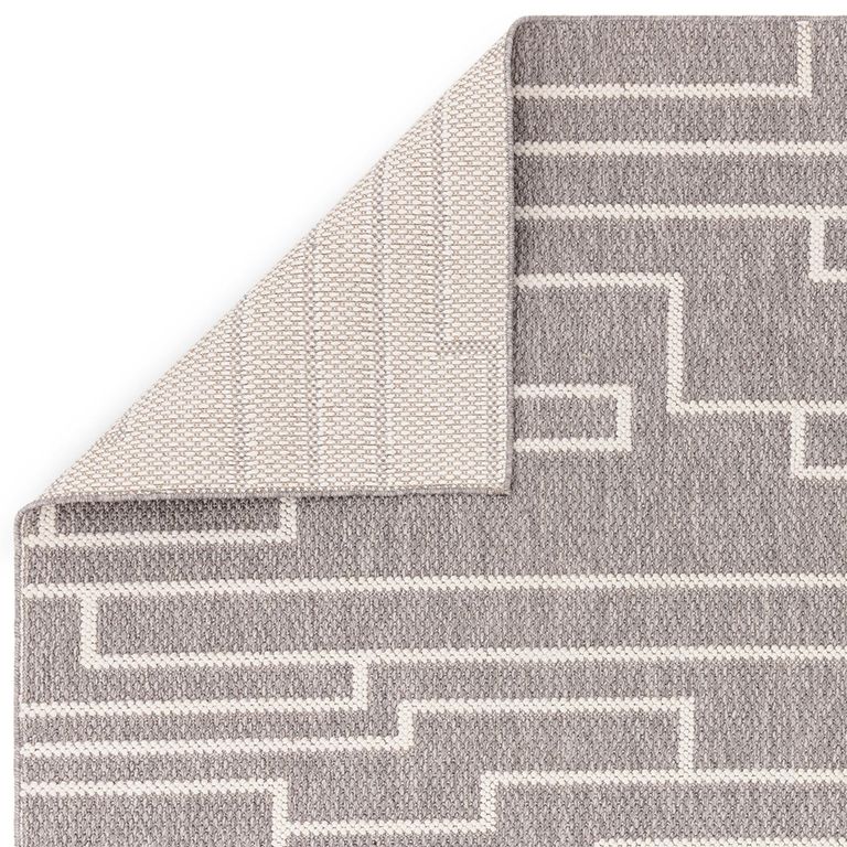 Boho Camber Track Rug - Grey - 80cm x 150cm