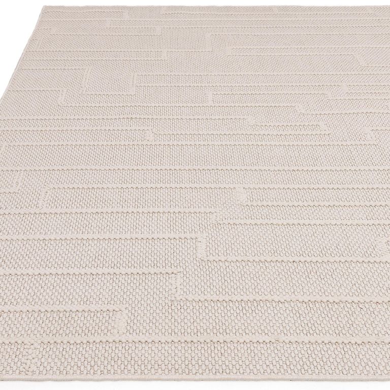 Boho Camber Track Rug - Ivory - 80cm x 150cm