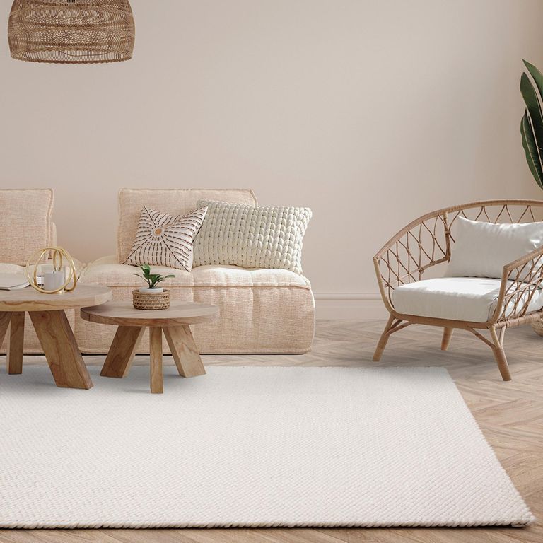 Boho Zander Rug - Ivory - Sizes Available