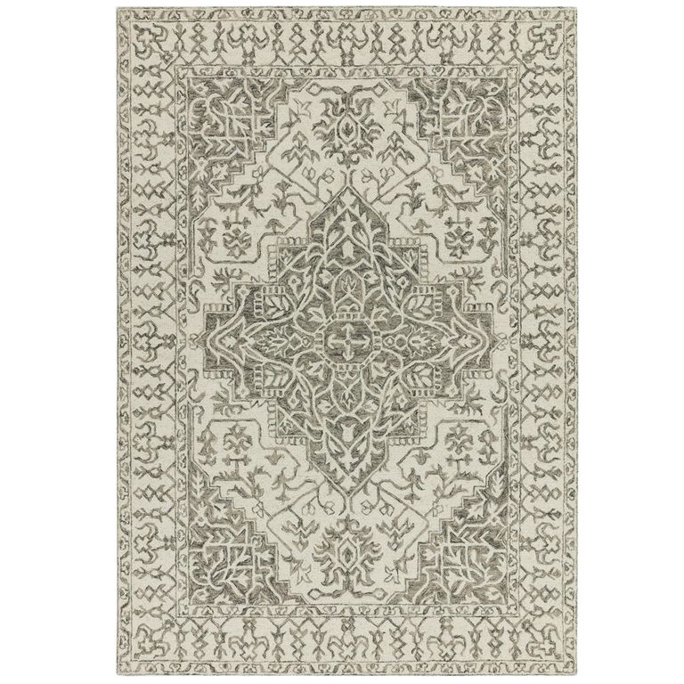 Classic Heritage Bronte Rug - Smoke Persian Medallion - Sizes Available