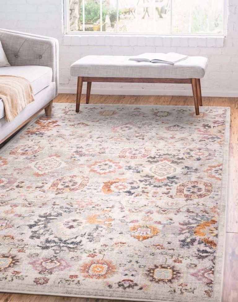 Classic Heritage Flores Rug - Mina FR02 - Multi Colour - Sizes Available