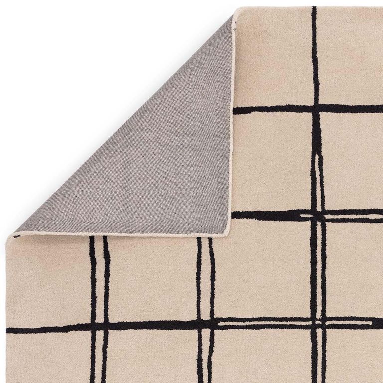 Contemporary Design Albany Rug - Monochrome Grid - Sizes Available