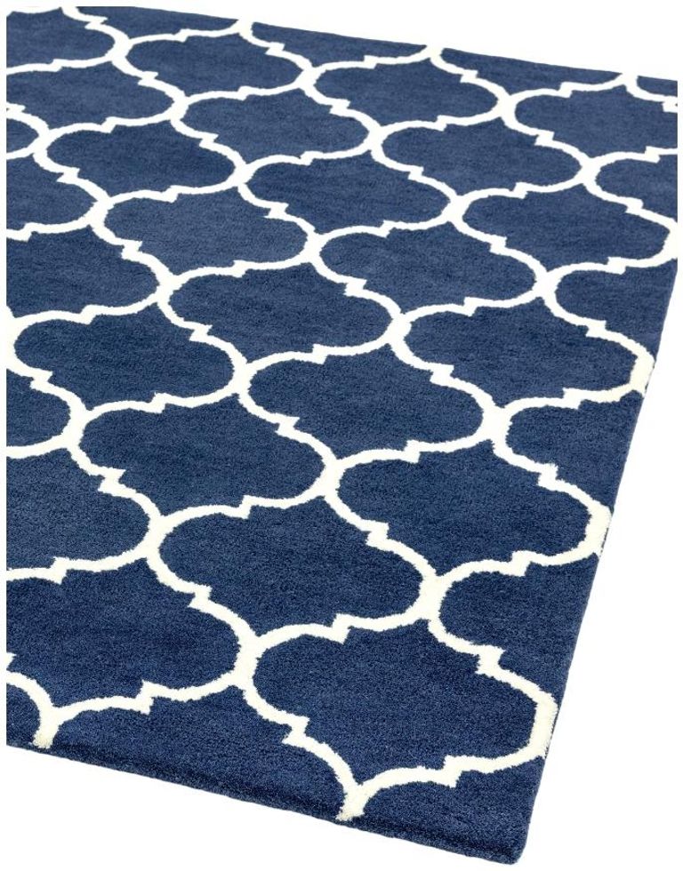 Contemporary Design Albany Rug - Blue - Ogee - Sizes Available