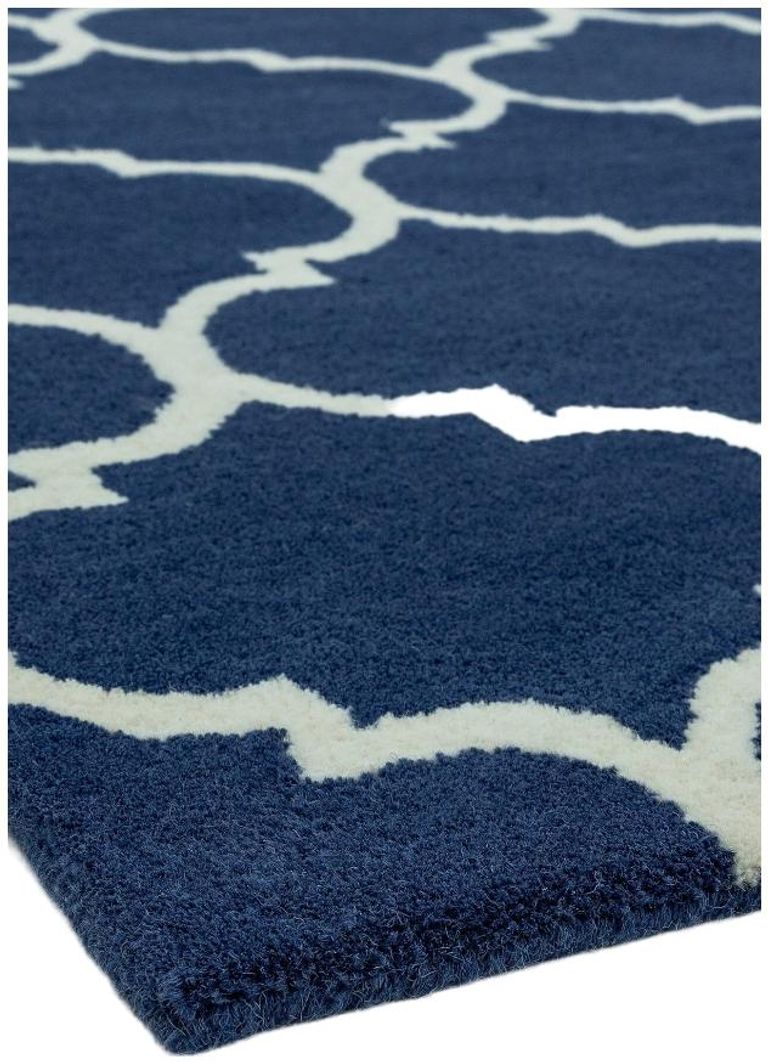 Contemporary Design Albany Rug - Blue - Ogee - Sizes Available