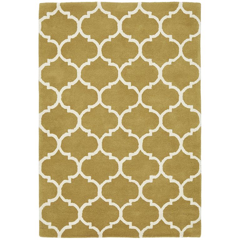 Contemporary Design Albany Rug - Ogee Ochre - Sizes Available