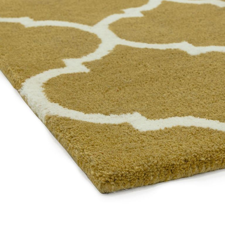 Contemporary Design Albany Rug - Ogee Ochre - Sizes Available
