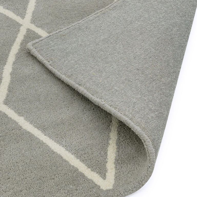 Contemporary Design Albany Rug - Silver Diamond - Sizes Available