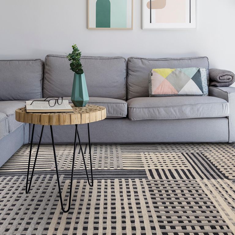 Contemporary Design Aspect Rug - Grey - Sizes Available