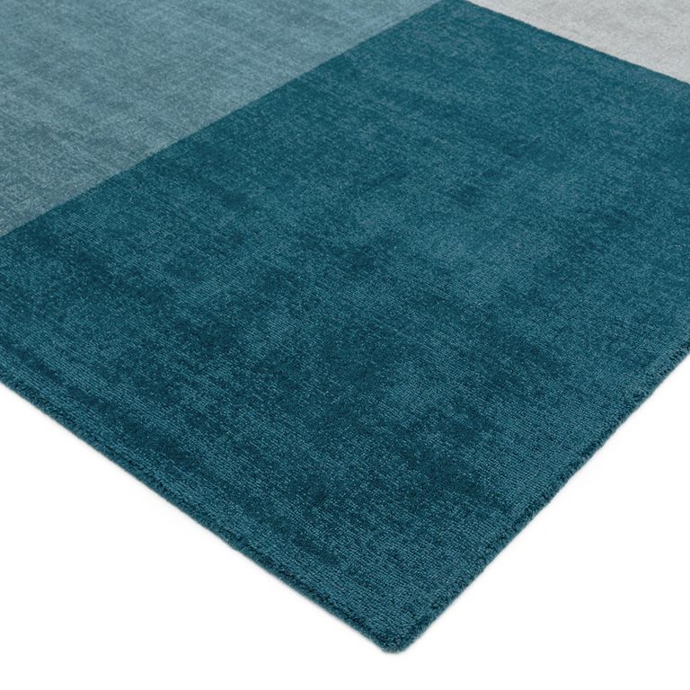 Contemporary Design Blox Rug - Teal - Sizes Available