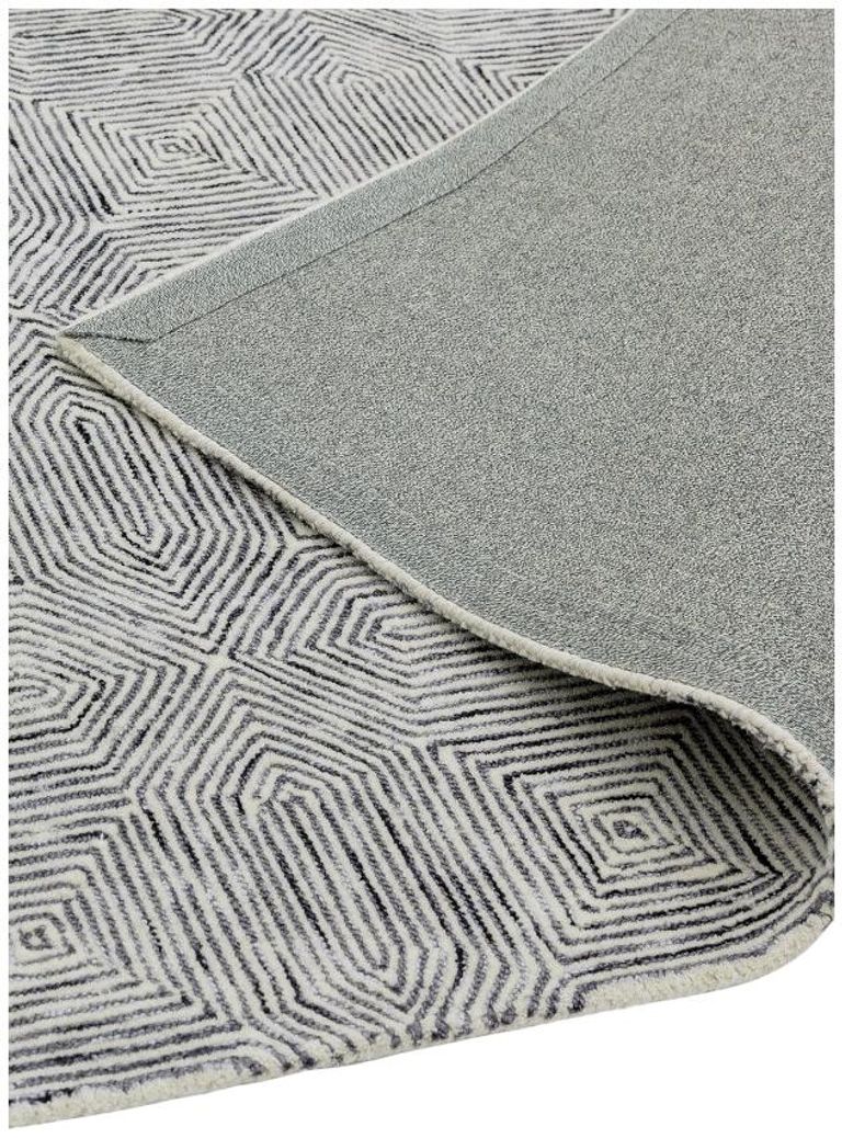 Contemporary Design Camden Rug - Black and White - Sizes Available