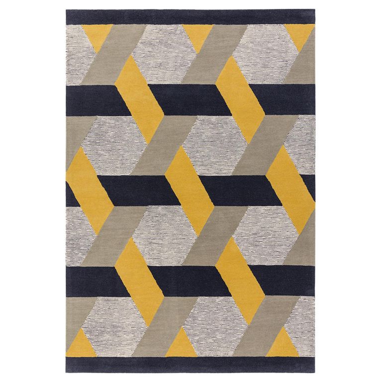 Contemporary Design Camden Rug - Gold - Sizes Available