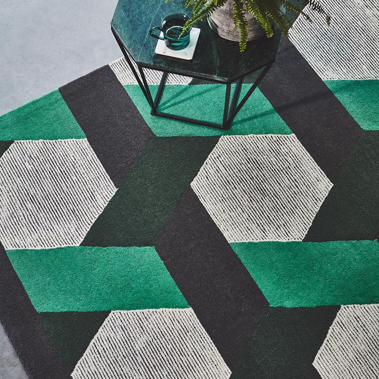 Contemporary Design Camden Rug - Green - 160cm x 230cm