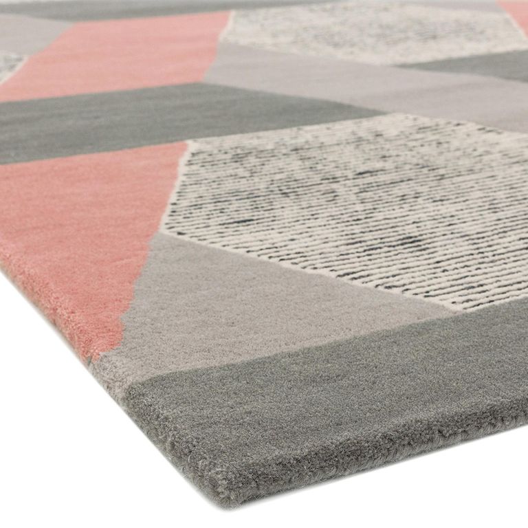 Contemporary Design Camden Rug - Pink - Sizes Available