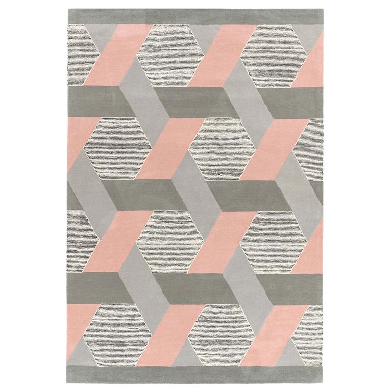 Contemporary Design Camden Rug - Pink - Sizes Available