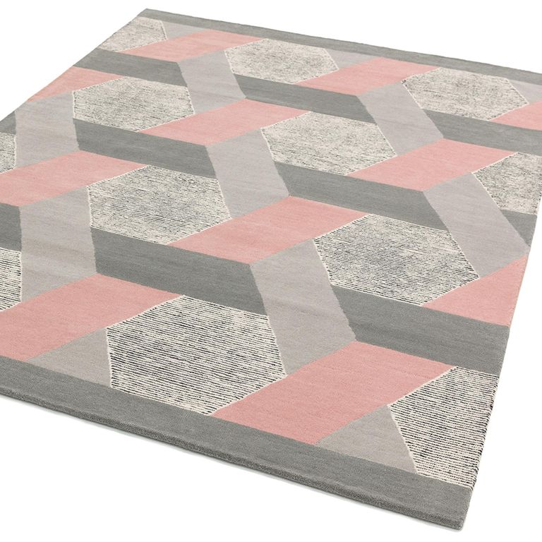 Contemporary Design Camden Rug - Pink - Sizes Available