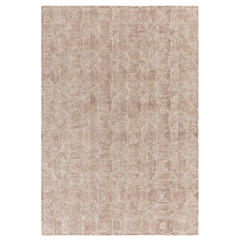 Contemporary Design Camden Rug - Terracotta - Sizes Available