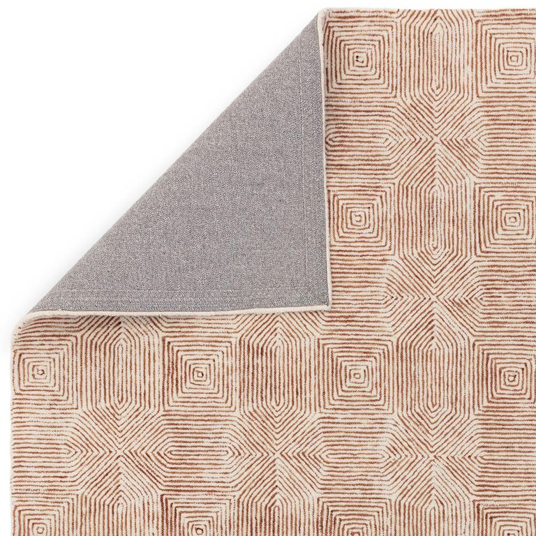 Contemporary Design Camden Rug - Terracotta - Sizes Available