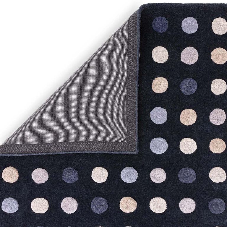 Contemporary Design Dotty Rug - Navy - Sizes Available