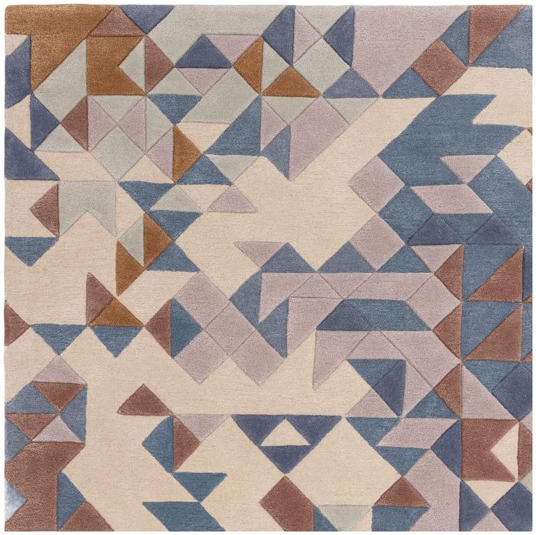 Contemporary Design Enigma Rug - Blue - Sizes Available