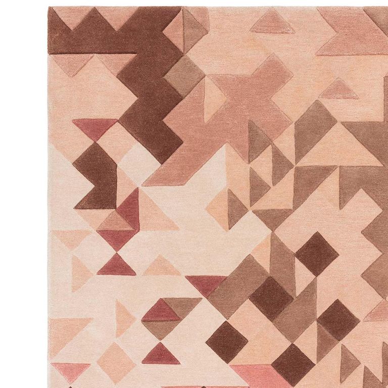 Contemporary Design Enigma Rug - Rose - Sizes Available