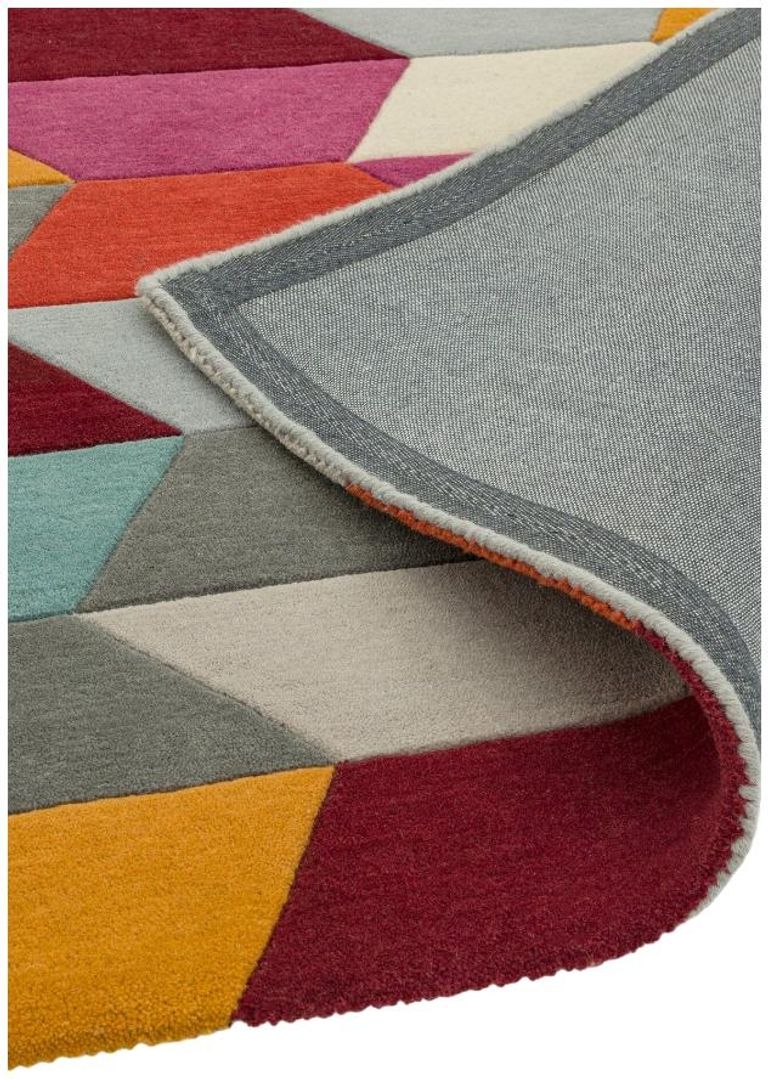 Contemporary Design Funk Rug - Honeycomb 03 - Bright Multi Colour - Sizes Available