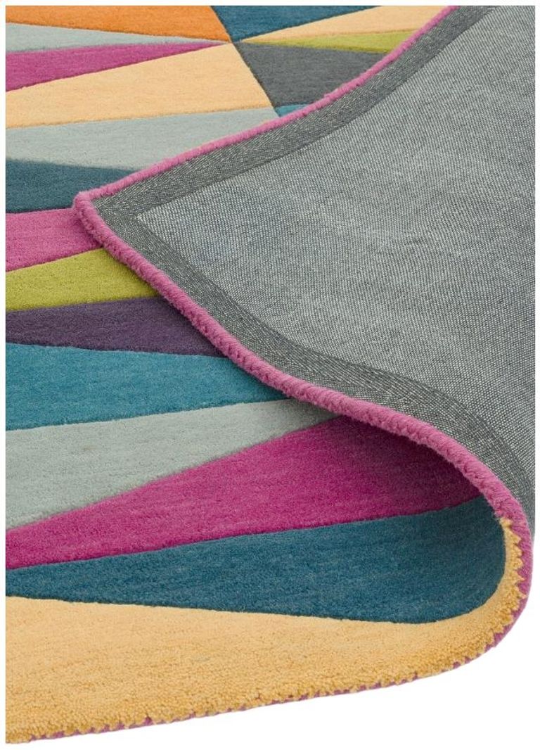 Contemporary Design Funk Rug - Triangles 08 - Multi Colour - Sizes Available