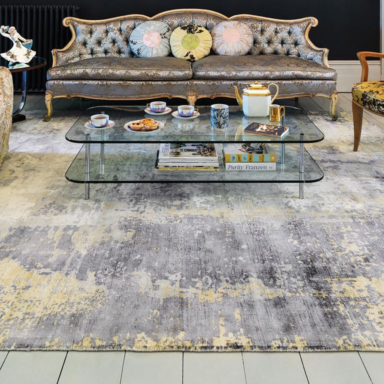 Contemporary Design Gatsby Rug - Gold - Sizes Available