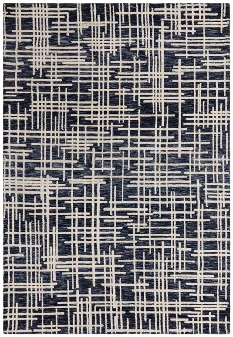 Contemporary Design Mason Rug - Blueprint - Sizes Available