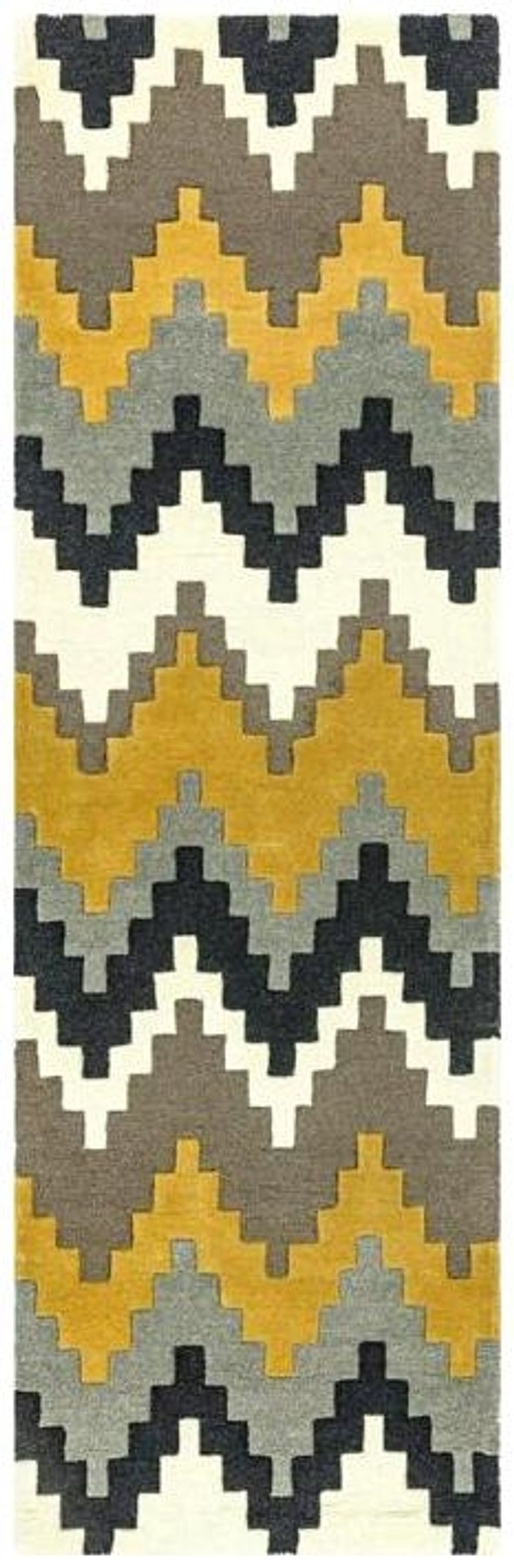 Contemporary Design Matrix Rug - Cuzzo 69 - Mustard - Sizes Available