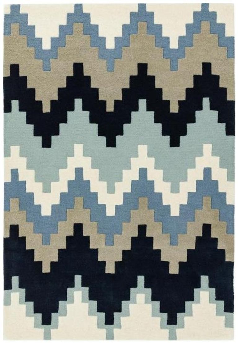 Contemporary Design Matrix Rug - Cuzzo 70 - Blue - 200cm x 300cm