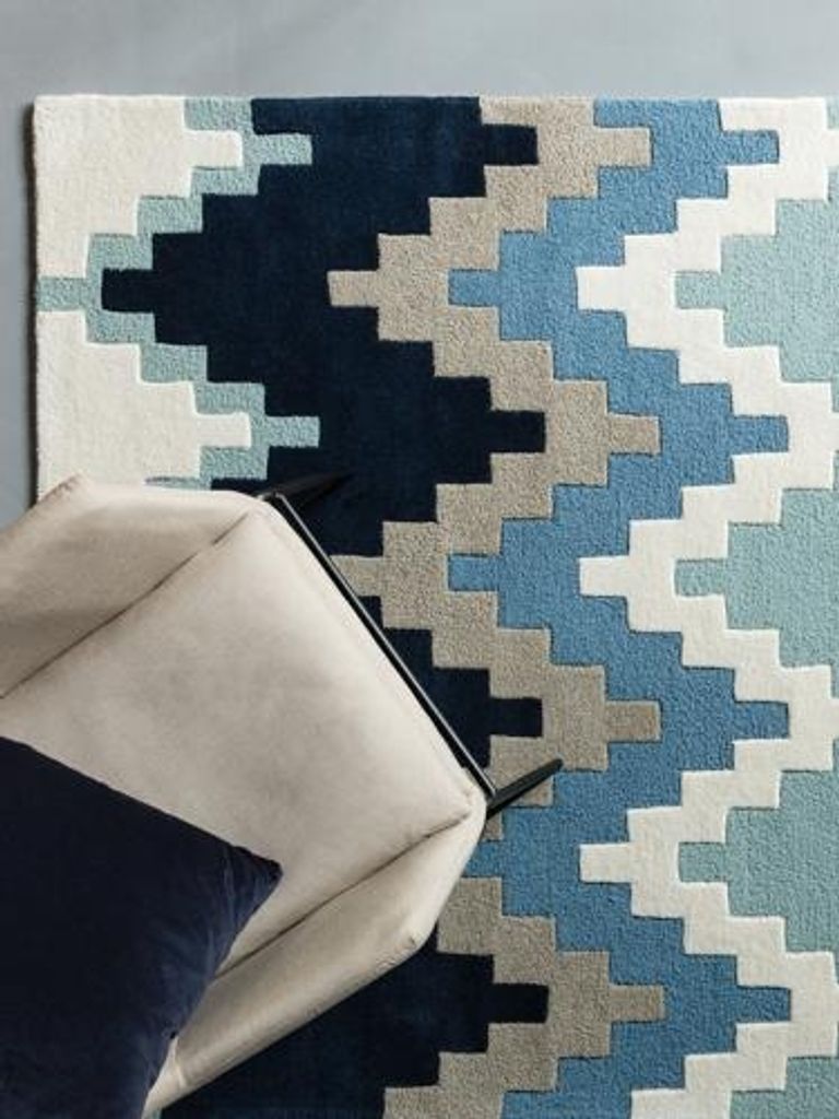 Contemporary Design Matrix Rug - Cuzzo 70 - Blue - 200cm x 300cm