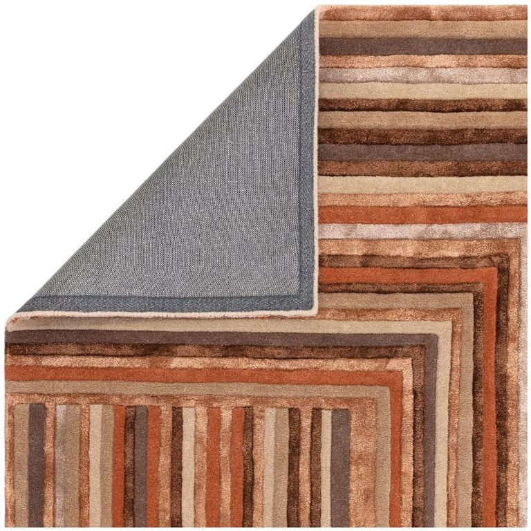 Contemporary Design Matrix Rug - Network 80 - Terracotta - Sizes Available