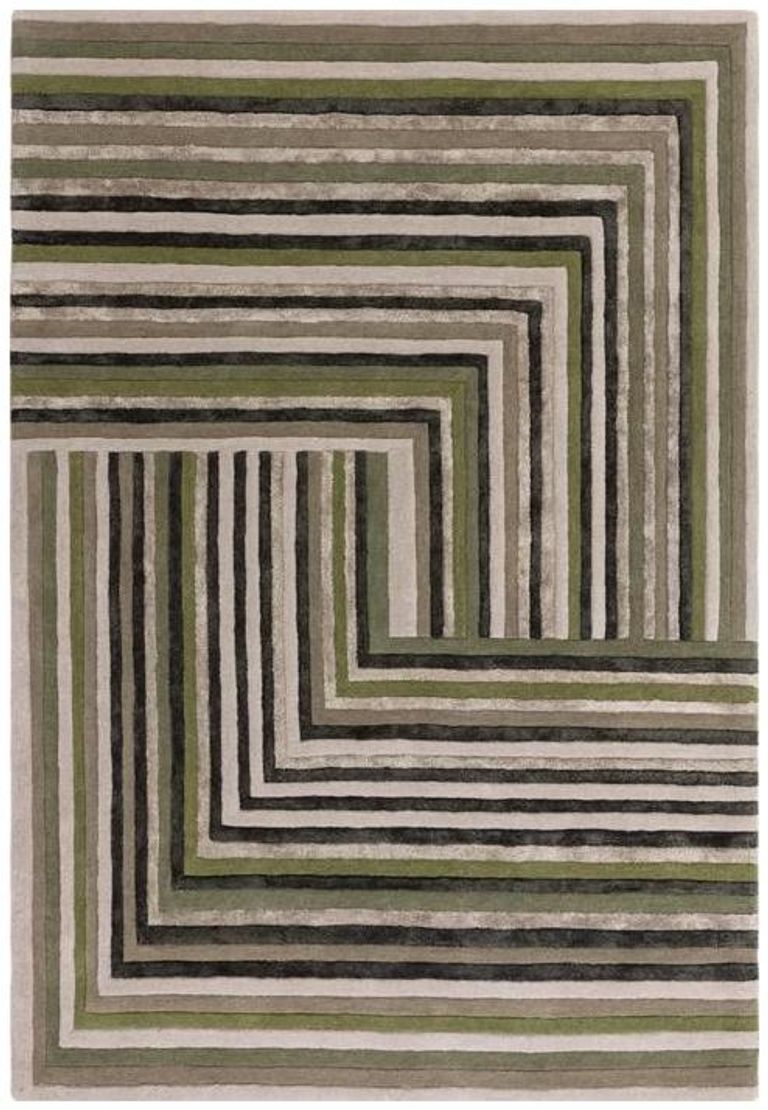 Contemporary Design Matrix Rug - Network Forest 82 - Forest - Sizes Available