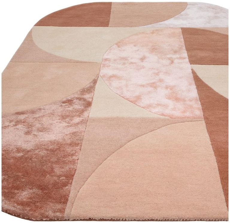 Contemporary Design Matrix Rug - Oval 78 - Earth - Sizes Available