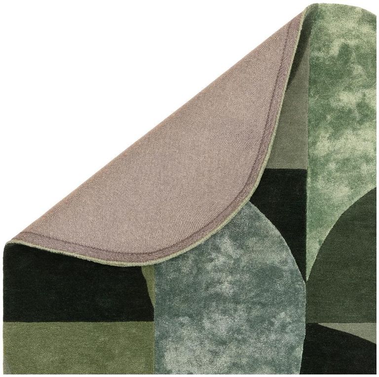 Contemporary Design Matrix Rug - Oval 75 - Forest - Sizes Available