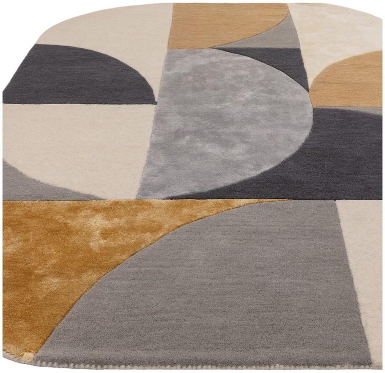 Contemporary Design Matrix Rug - Oval 76 - Sunset - Sizes Available