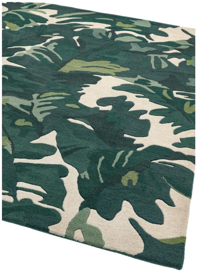Contemporary Design Matrix Rug - Palm 73 - Green - Sizes Available