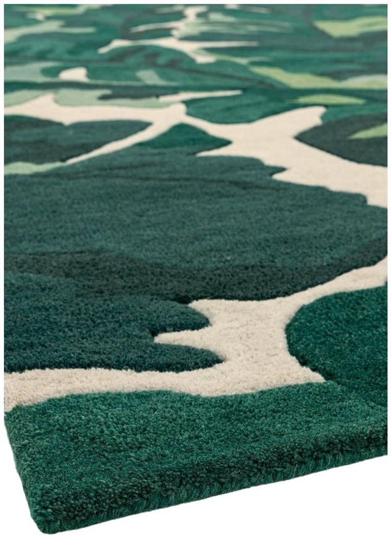 Contemporary Design Matrix Rug - Palm 73 - Green - Sizes Available