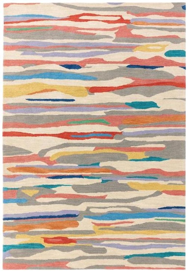 Contemporary Design Matrix Rug - Ping 72 - Multi Colour - Sizes Available