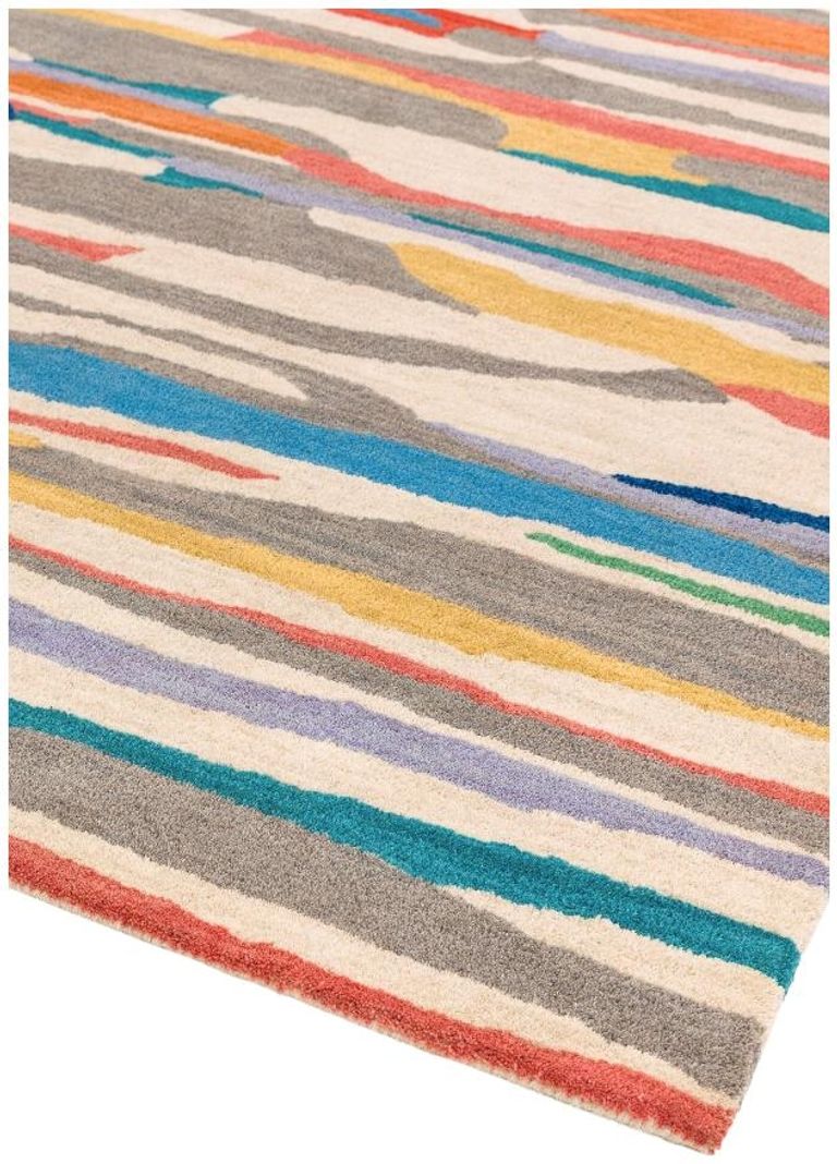 Contemporary Design Matrix Rug - Ping 72 - Multi Colour - Sizes Available