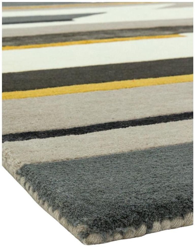 Contemporary Design Matrix Rug - Rhombus 62 - Mustard - Sizes Available