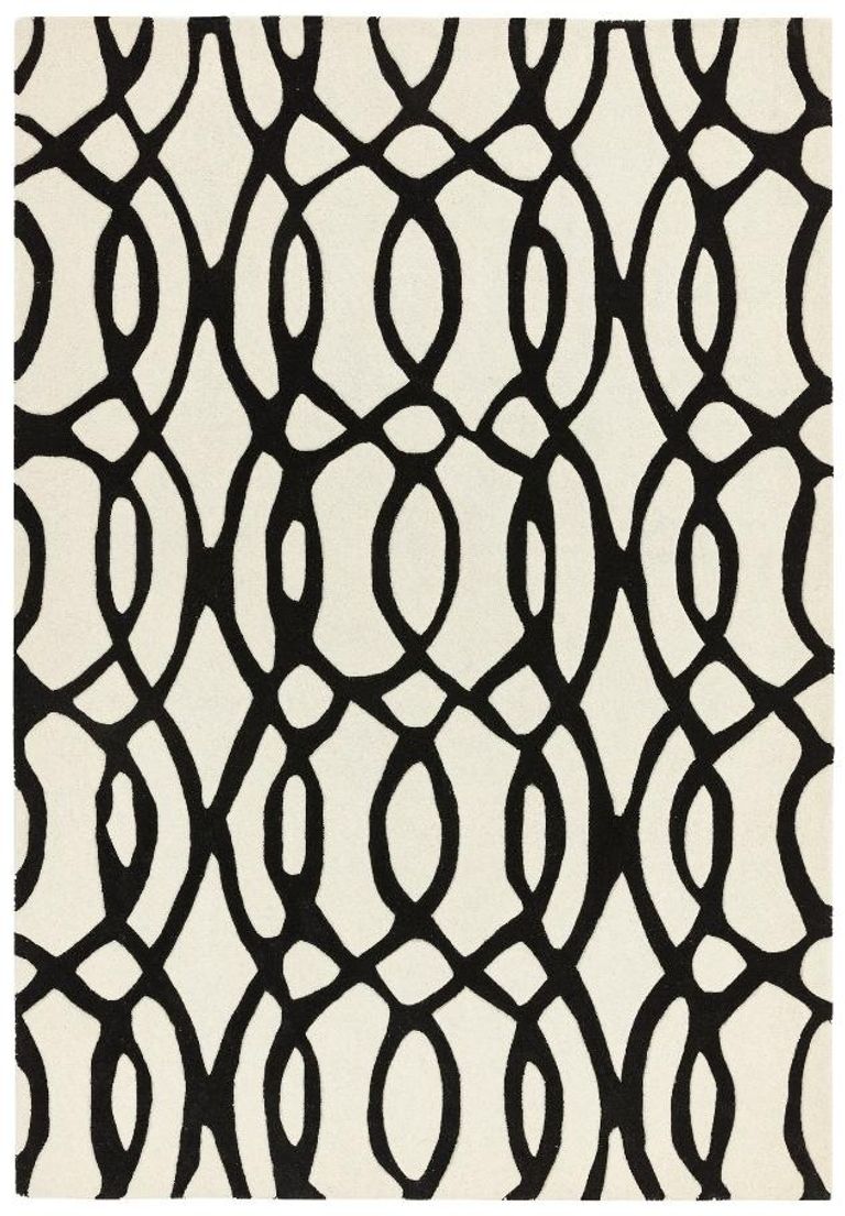 Contemporary Design Matrix Rug - Wire 35 - White - Sizes Available