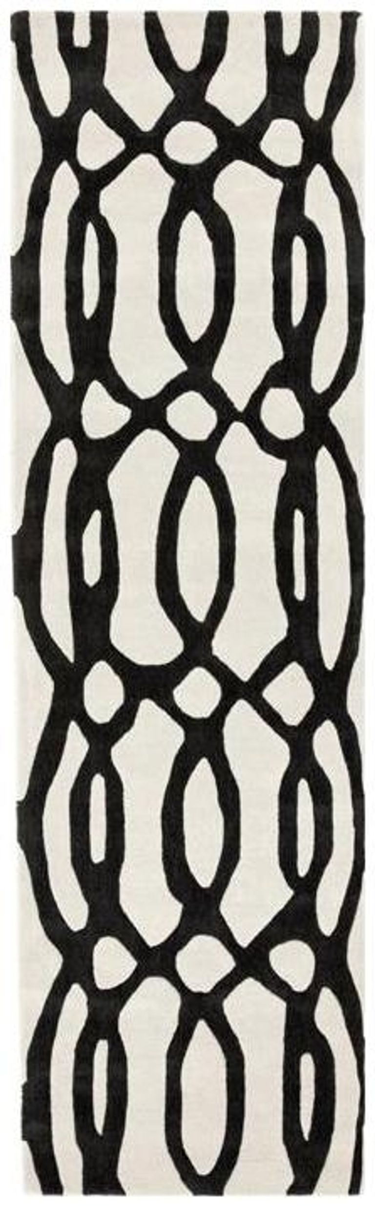 Contemporary Design Matrix Rug - Wire 35 - White - Sizes Available