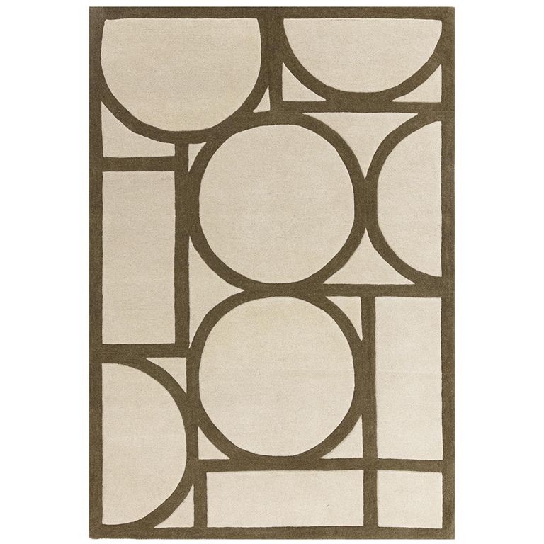 Contemporary Design Metro Rug - Khaki - Sizes Available