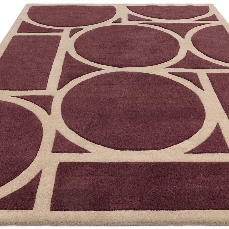 Contemporary Design Metro Rug - Plum - Sizes Available