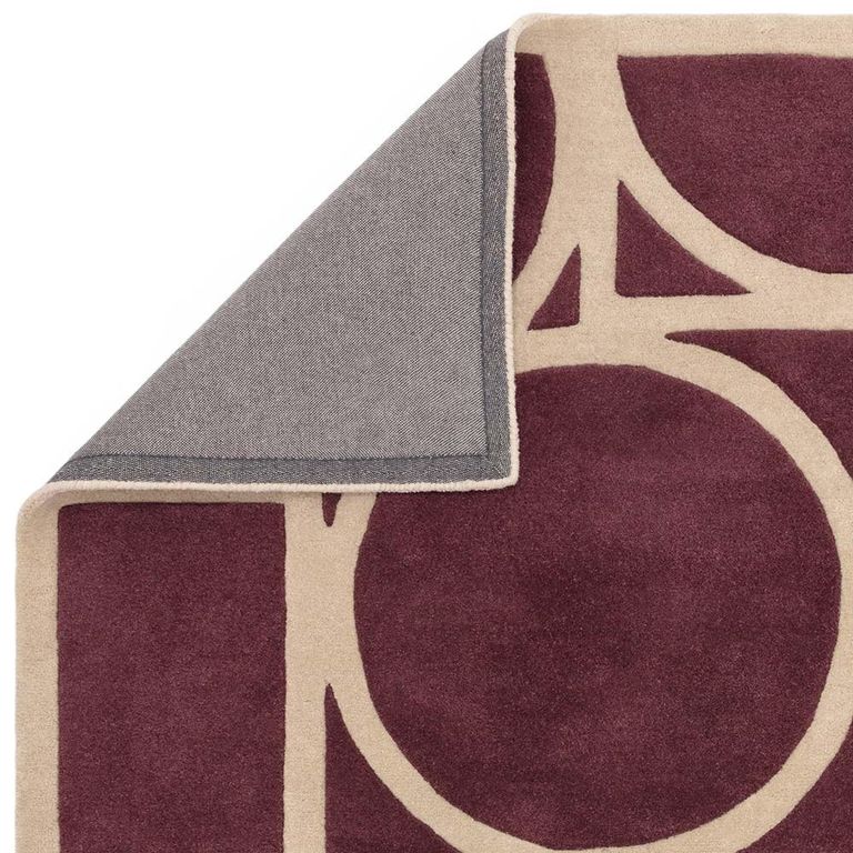 Contemporary Design Metro Rug - Plum - Sizes Available