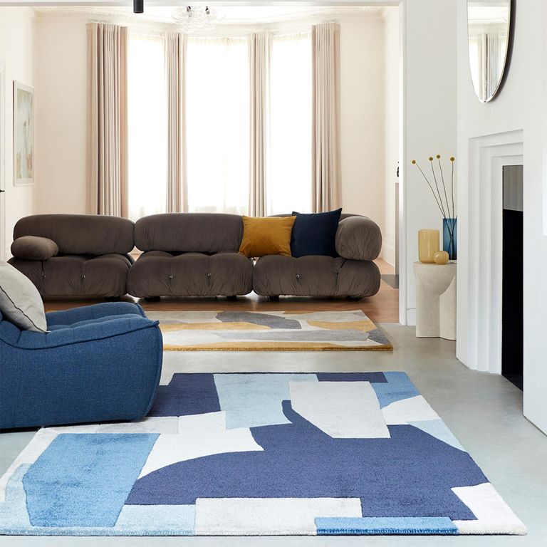 Contemporary Design Romy Rug - Element Blue - Sizes Available