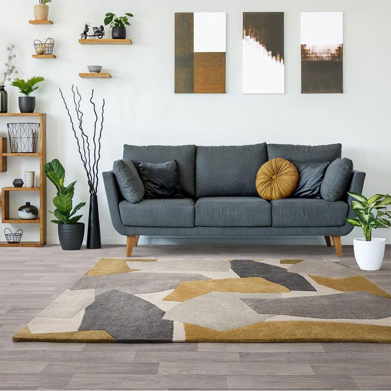Contemporary Design Romy Rug - Element Ochre - Sizes Available