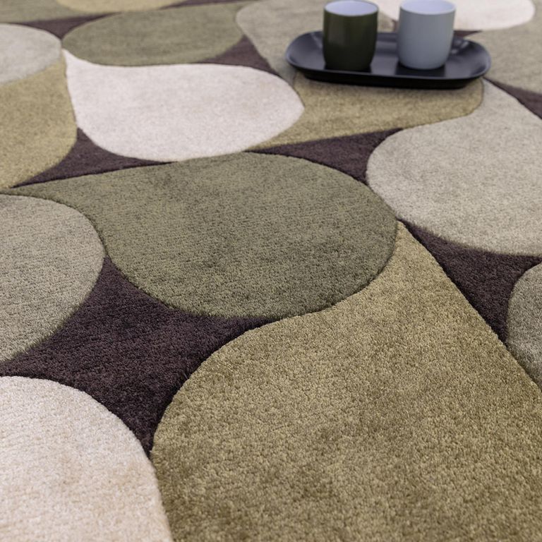 Contemporary Design Romy Rug - Jive Green - Sizes Available